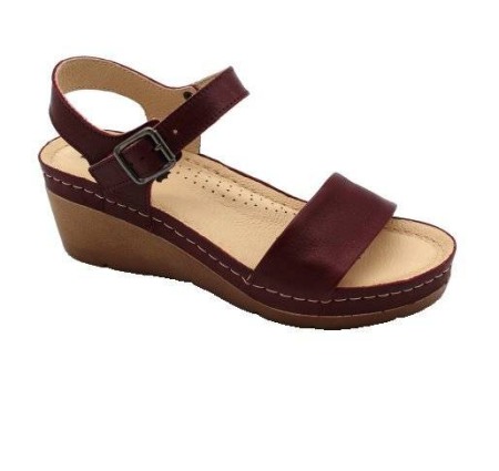 Sandale Leon 1070 bordo - dama