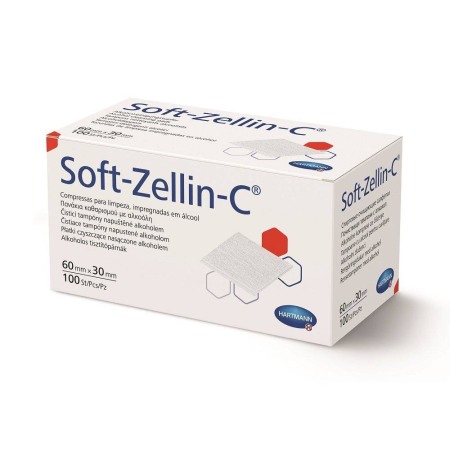 COMPRESE STERILE - Tampoane pentru curatarea pielii cu alcool Soft-Zellin-C