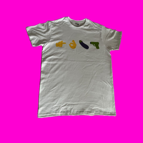 Merch - TRICOU EMOJI ALB