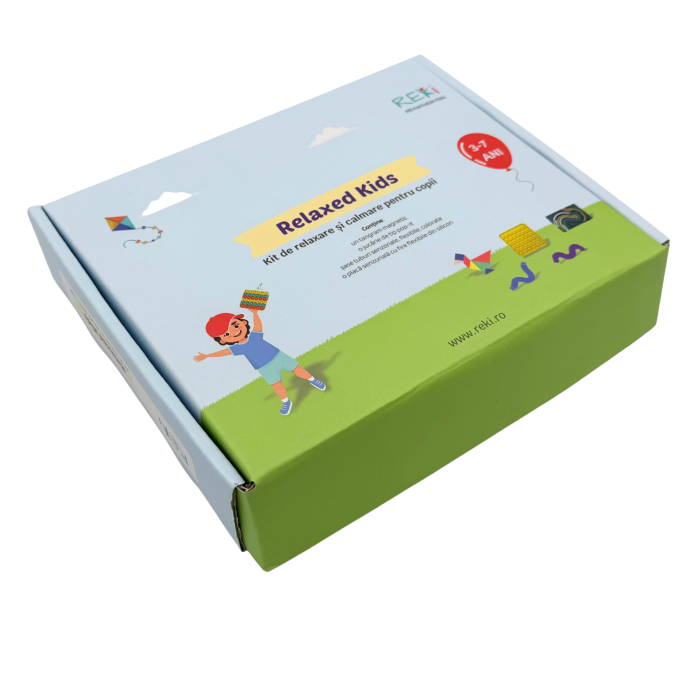 Kit de relaxare și calmare pentru copii, alcătuit din: tangram magnetic, placă senzorială, jucărie pop-it și șase tuburi senzoriale [2]