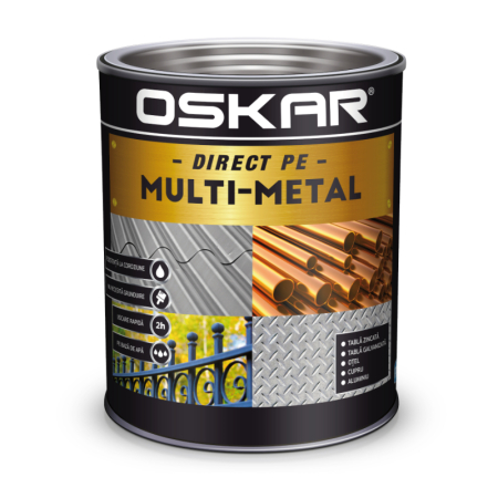 Emailuri pentru lemn si metal - Email 3 in 1 pentru metal, Oskar Multi-metal, pe baza de apa 0.75 L
