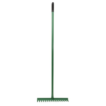 Unelte de gradinarit - Grebla metalica cu coada, 120x40cm, verde Z-TOOLS / ZTS 8552