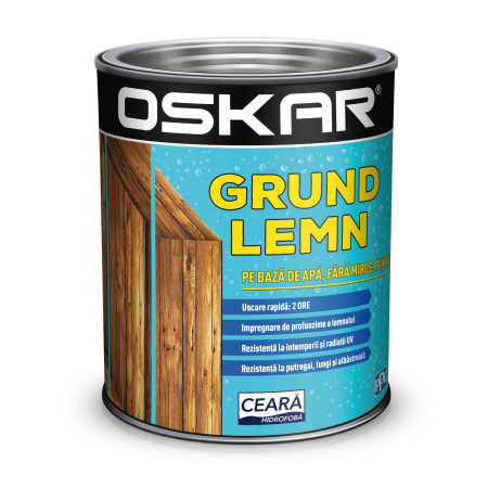 Grunduri si amorse - Grund pentru lemn pe baza de apa, Oskar, incolor, 0.75 L