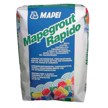 Adezivi - Mortar rapid, Mapei MapeGrout Rapido, gri, interior / exterior, 25 kg