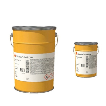 Protectii suprafete - SikaCor 146 DW Acoperire epoxidica apa potabila BLUE