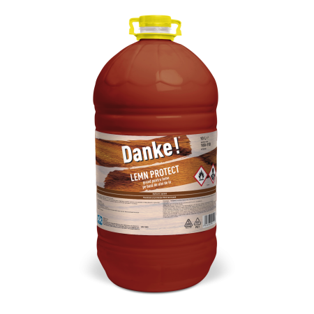 Vopsele si tencuieli - Ulei de in pentru lemn, Danke Lemn Protect, incolor, 1 L