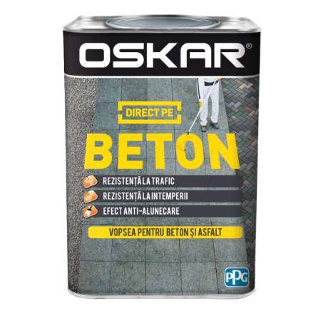 Emailuri pentru lemn si metal - Vopsea alchidica Direct pe beton Oskar, interior / exterior,