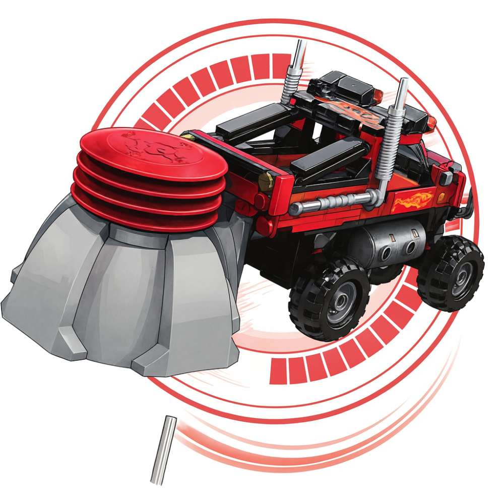 Set de Construit din 458 piese - Mașină Off-Road care se transformă în Robot [6]