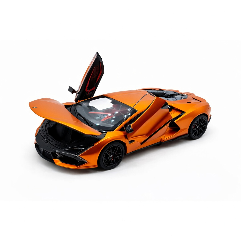 Machetă Auto Lamborghini Revuelto Portocaliu, Metal, Scara 1:24 [4]