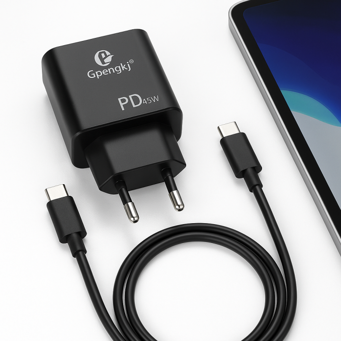 Încărcător laptop și telefon USB-C 45W PD cu cablu Type-C 2m inclus, fast charge [2]