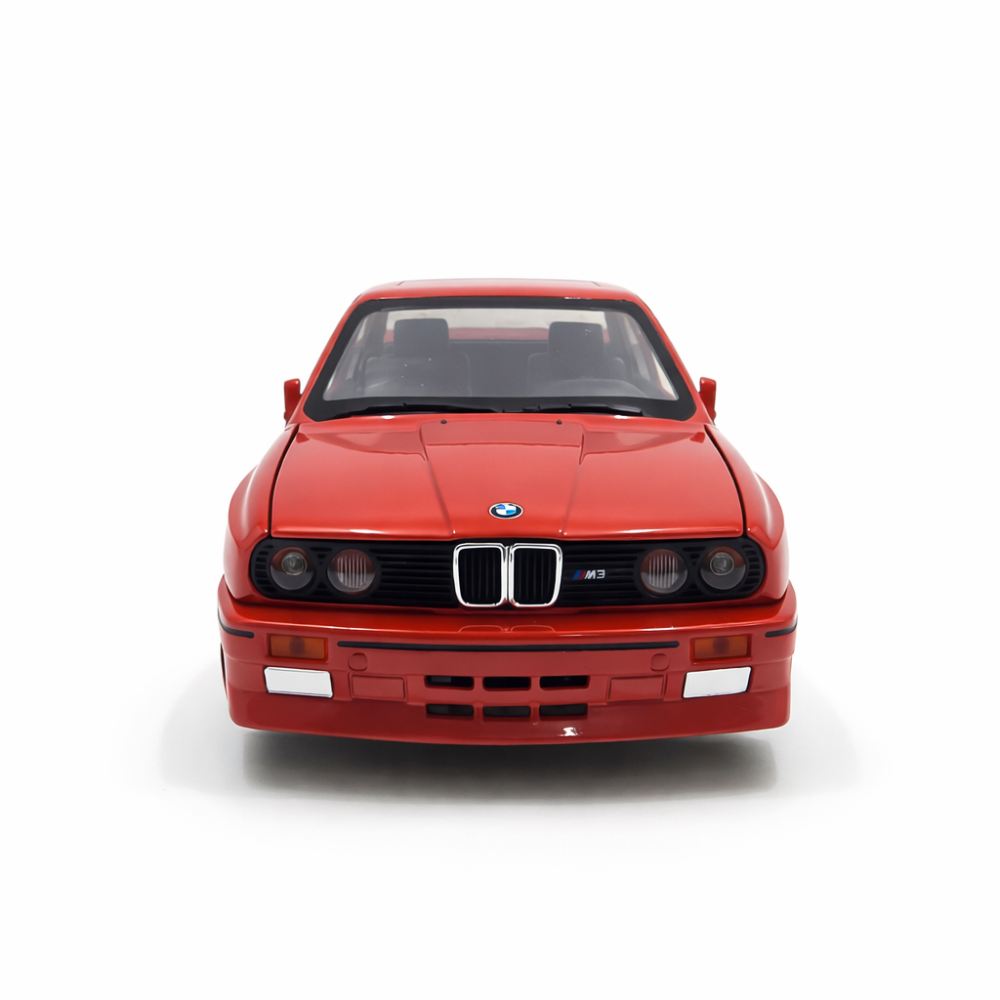 Machetă Auto BMW M3 E30 Roșu Metalizat, Metal, Scara 1:24 [3]