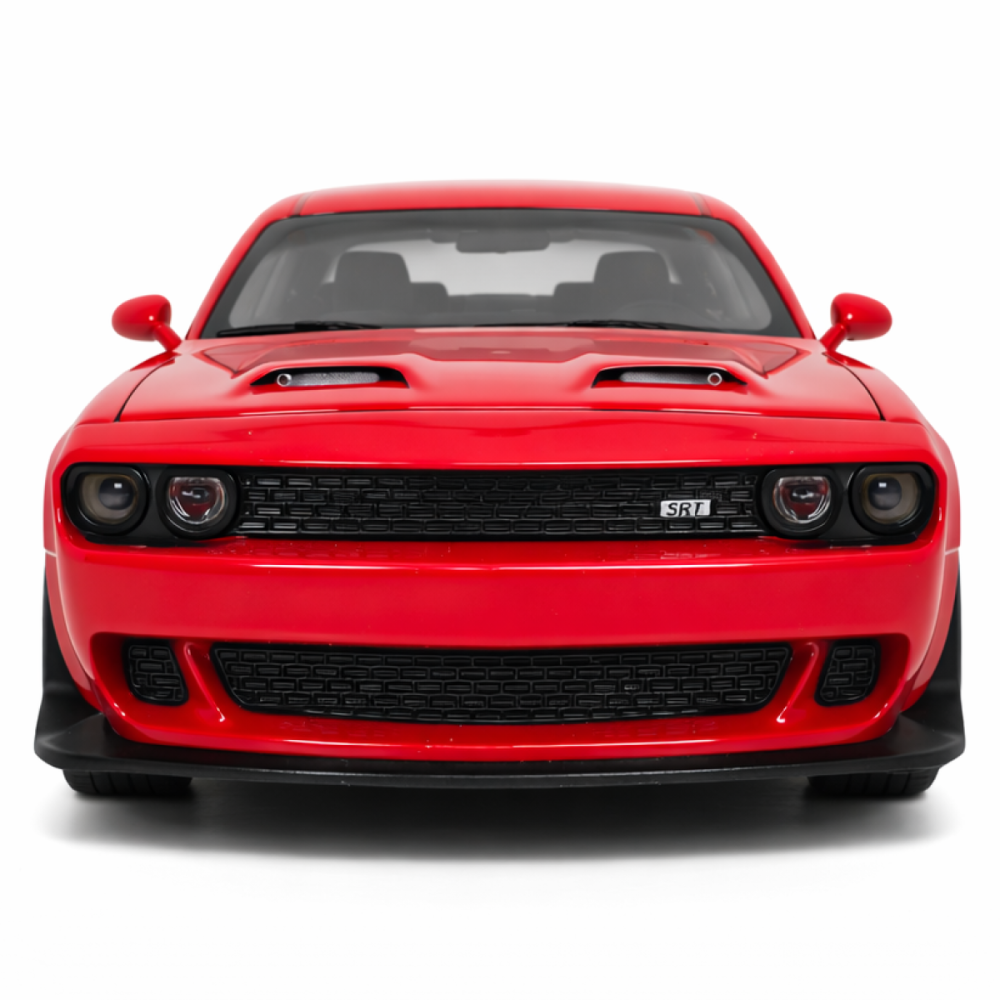 Machetă Auto Dodge Challenger Roșu Metalizat, Metal, Scara 1:32 [2]