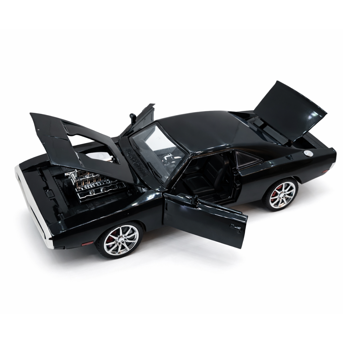 Machetă Auto Dodge Charger Negru, Metal, Scara 1:24 [4]