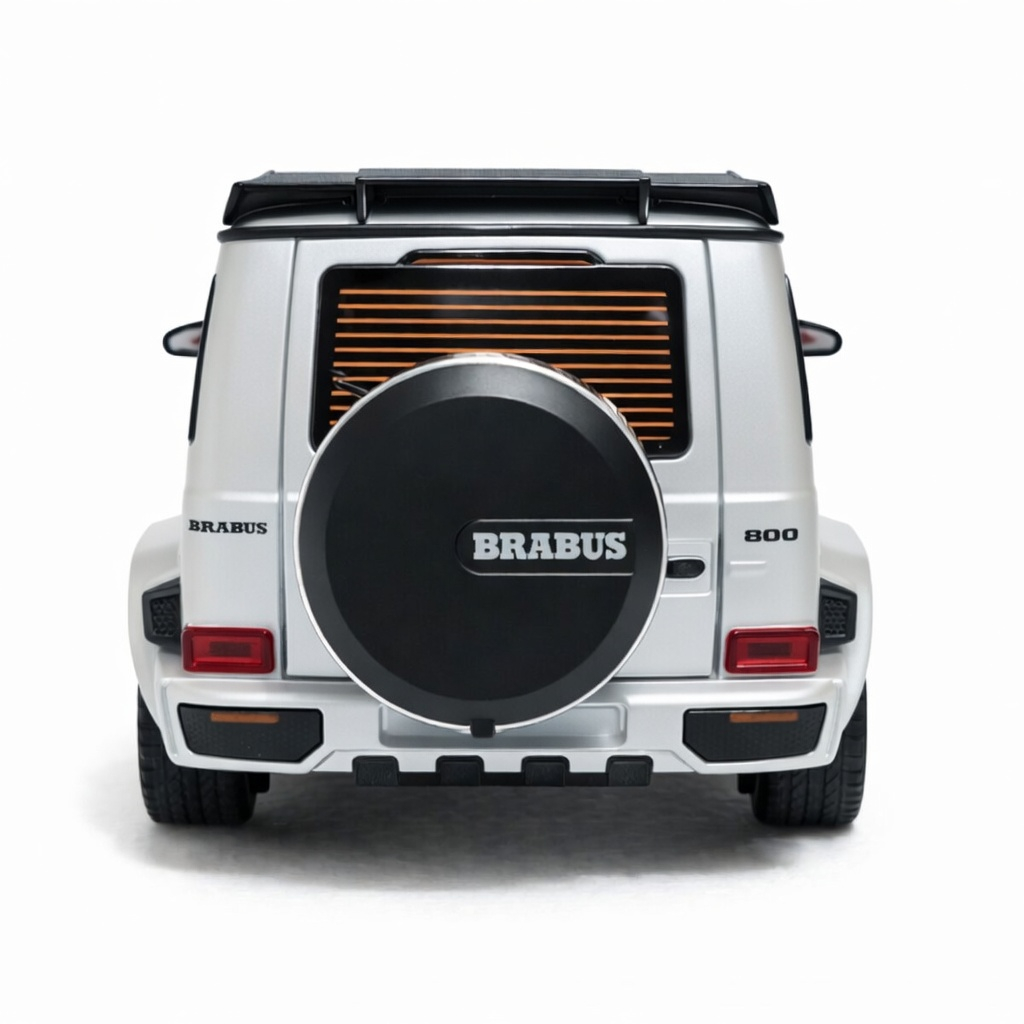Machetă Auto Mercedes-Benz G-Class Brabus 800 Alb, Metal, Scara 1:24 [3]