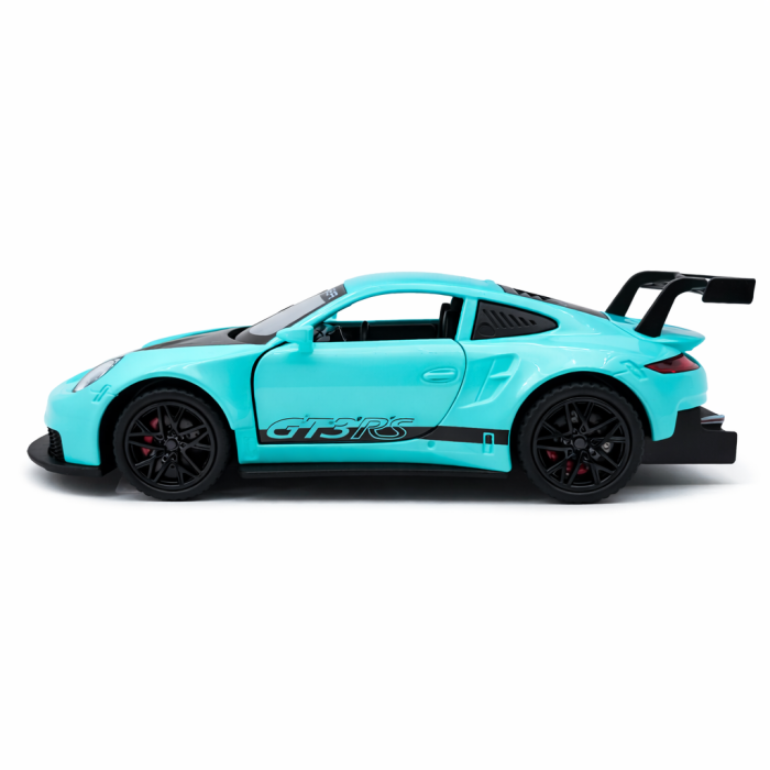 Machetă Auto Porsche GT3 RS Poacher Turcoaz, Metal, Scara 1:32 [2]