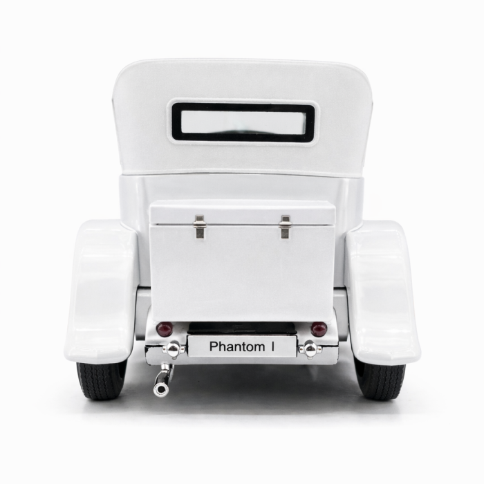 Machetă Auto Rolls Royce Phantom I Alb Metalizat, Metal, Scara 1:24 [4]