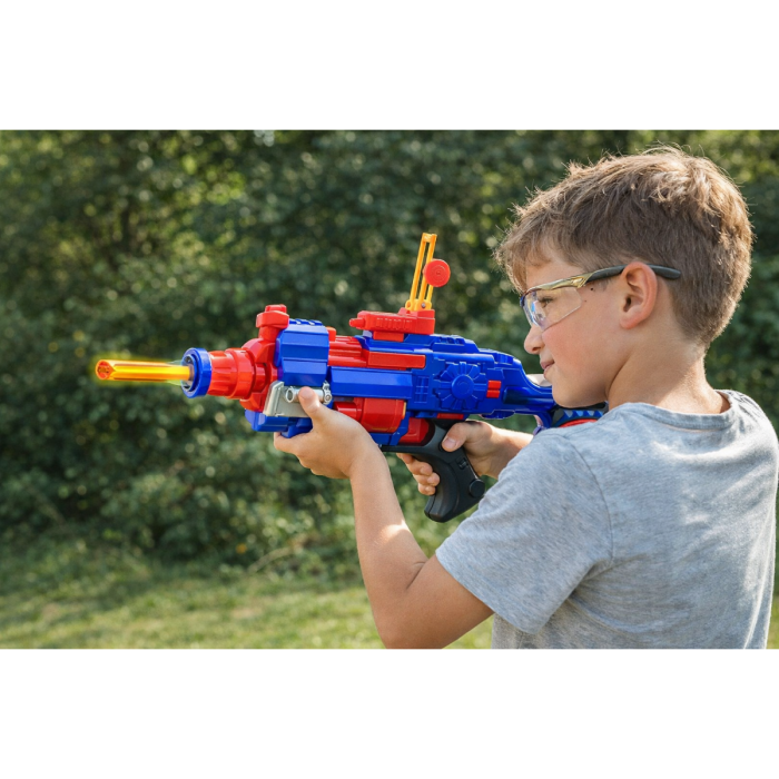 Pușcă tip NERF GUN electrică de jucărie cu tragere automată cu gloanțe moi [5]