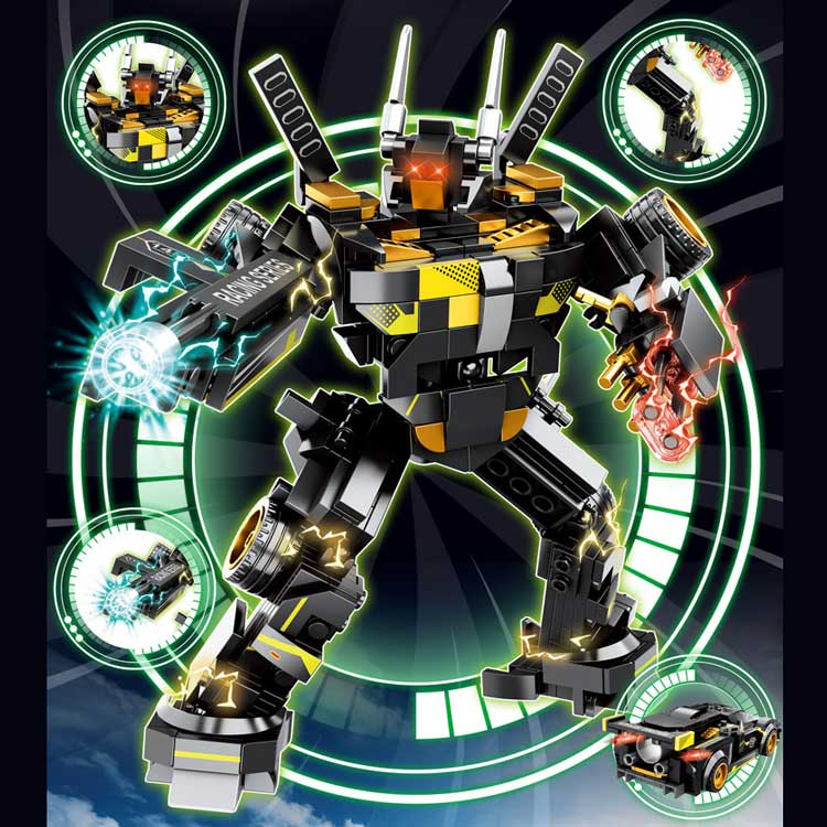 Set de Construit din 456 piese - Mașină Sport care se transformă în Robot [2]