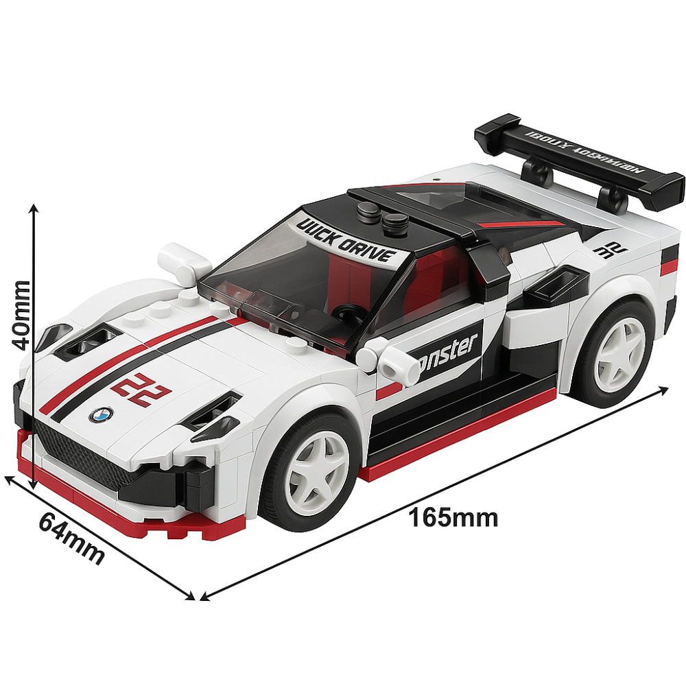 Set de Construit din 241 piese - supercar BMW M4 GT3 [5]
