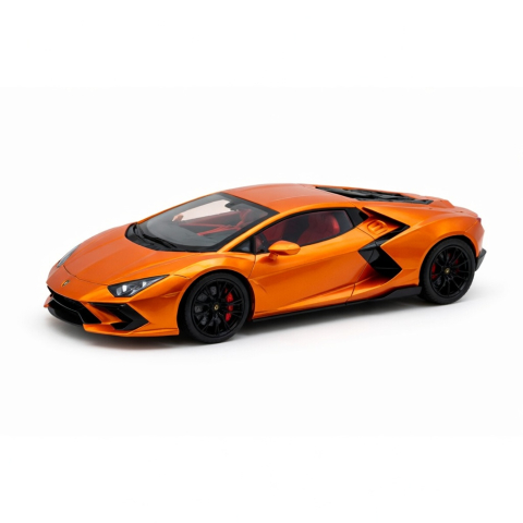 Machete Auto - Machetă Auto Lamborghini Revuelto Portocaliu, Metal, Scara 1:24