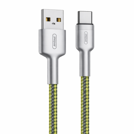 Cablu de date și încărcare USB - USB-C, 3A, 1m, încărcare rapidă, cablu textil rezistent [1]