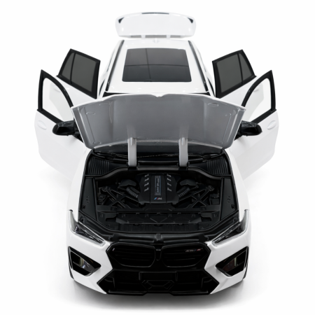 Machetă Auto BMW X5 M Competition LCI, Alb Metalizat, Metal, Scara 1:32 [4]