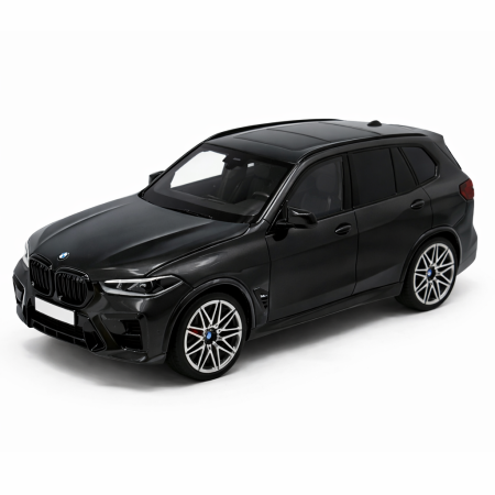 Machete Auto - Machetă Auto BMW X5 M Competition LCI, Negru Metalizat, Metal, Scara 1:32