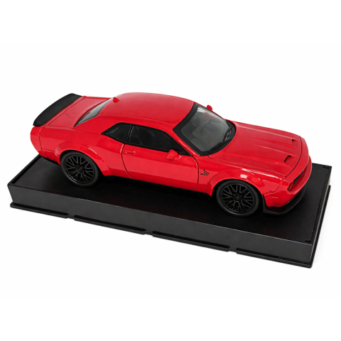 Machetă Auto Dodge Challenger Roșu Metalizat, Metal, Scara 1:32 [5]