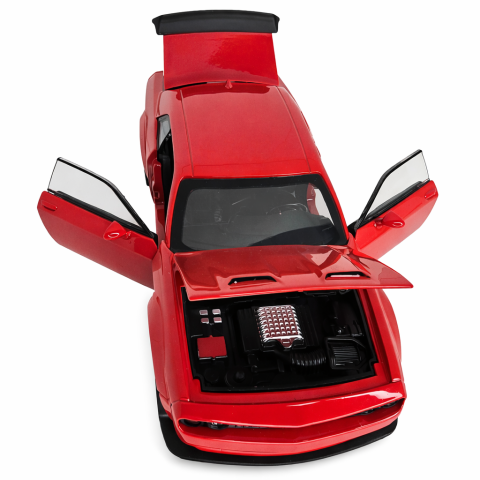 Machetă Auto Dodge Challenger Roșu Metalizat, Metal, Scara 1:32 [2]