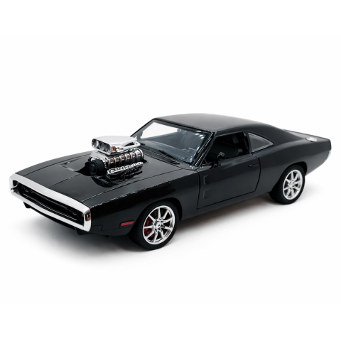 Machete Auto - Machetă Auto Dodge Charger Negru, Metal, Scara 1:24