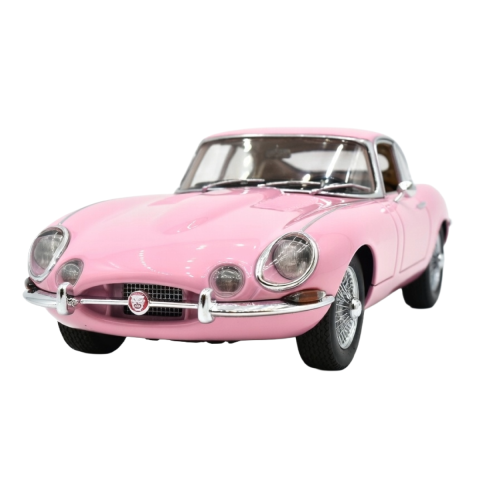 Machetă Auto Jaguar E-Type XK-E Roz Pastel, Metal, Scara 1:24 [3]