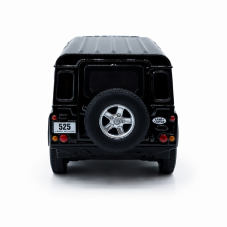 Machetă Auto Land Rover Defender 110 Negru Metalizat, Metal, Scara 1:32 [2]