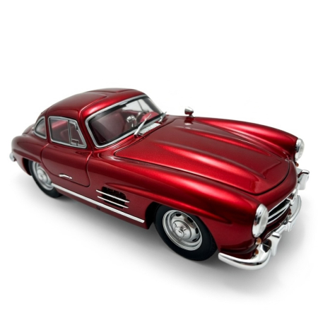 Machetă Auto Mercedes-Benz 300 SL Gullwing Roșu Metalic, Metal, Scara 1:24 [5]