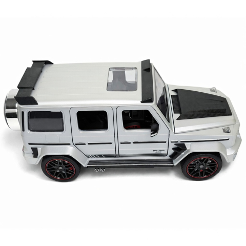 Machetă Auto Mercedes-Benz G-Class Brabus 800 Alb, Metal, Scara 1:24 [3]