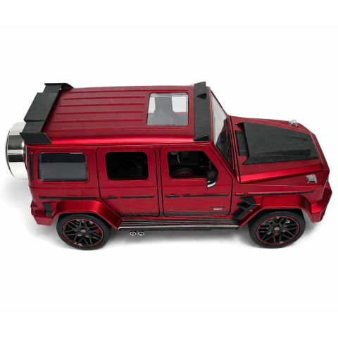 Machetă Auto Mercedes-Benz G-Class Brabus 800 Roșu Burgundy, Metal, Scara 1:24 [3]