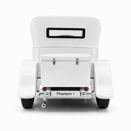 Machetă Auto Rolls Royce Phantom I Alb Metalizat, Metal, Scara 1:24 [3]