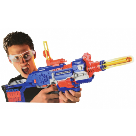 Pușcă tip NERF GUN electrică de jucărie cu tragere automată cu gloanțe moi [1]