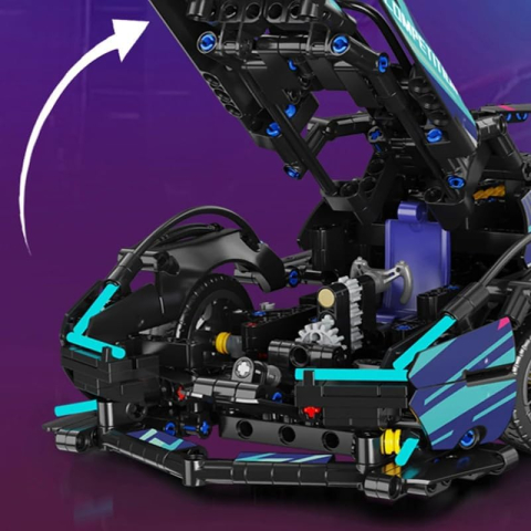 Set de Construit din 1149 piese - supercar Pagani Huayra, scară 1:14 [3]