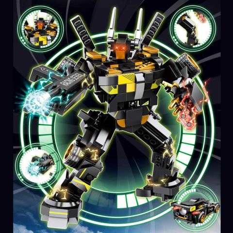 Set de Construit din 456 piese - Mașină Sport care se transformă în Robot [1]