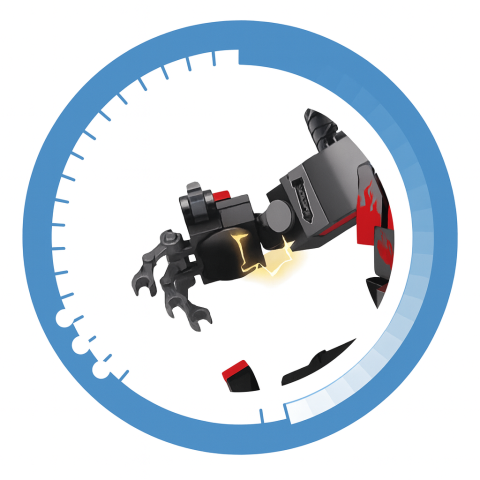 Set de Construit din 456 piese - Mașină Sport roșie care se transformă în Robot [4]