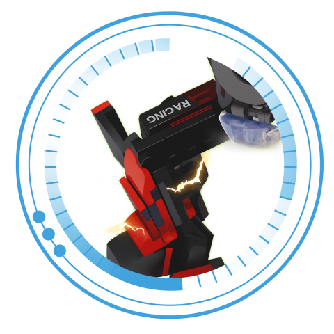 Set de Construit din 456 piese - Mașină Sport roșie care se transformă în Robot [5]