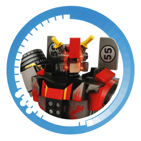 Set de Construit din 456 piese - Mașină Sport roșie care se transformă în Robot [3]