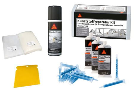 Adezivi bicomponenti - 2 K - SikaForce®-302 Plastic Repair Kit