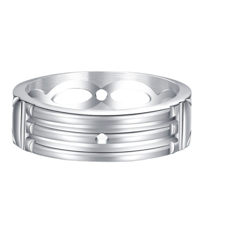 Inel creativ argintiu model Atlant, design geometrie sacra, unisex, masura 6 [2]