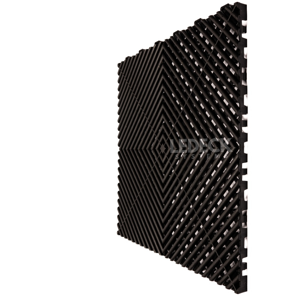 Pardoseala Modulara Plastic PP – Exterior, Garaj Auto, Service, Terasa - NEGRU (preț pe m²) [6]