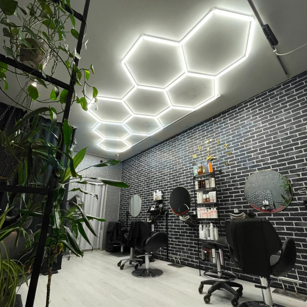 Lumină LED Hexagonală Modulară Custom – Sistem Extensibil Honeycomb pentru Spații Profesionale [10]