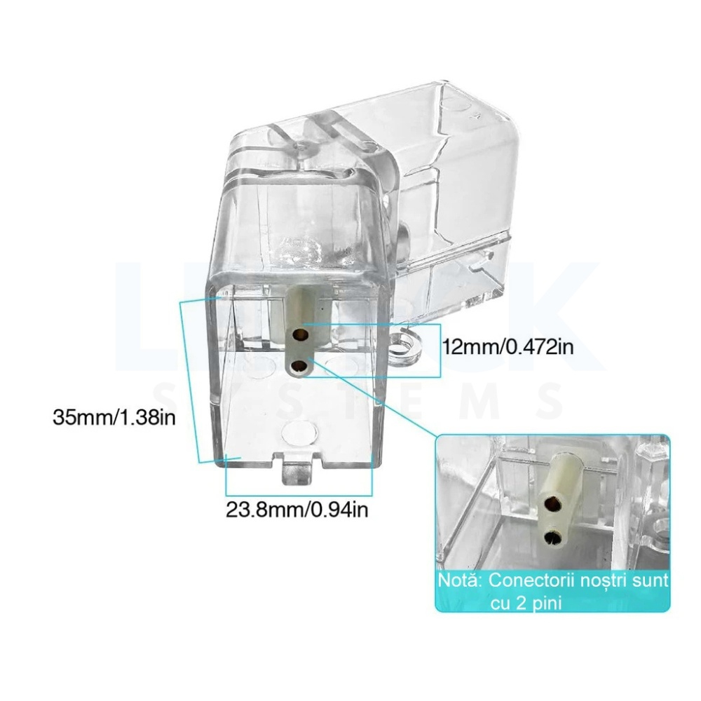 Conector Tip Y pentru Honeycomb Hexagon Light LED – Îmbinare Modulară Sistem Iluminat Garaj – LEDECK [4]