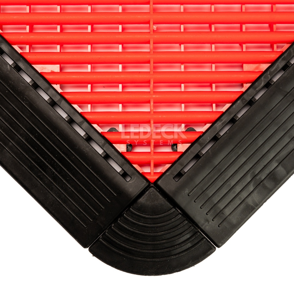 Colț Pardoseala Modulara Plastic PP – NEGRU [3]