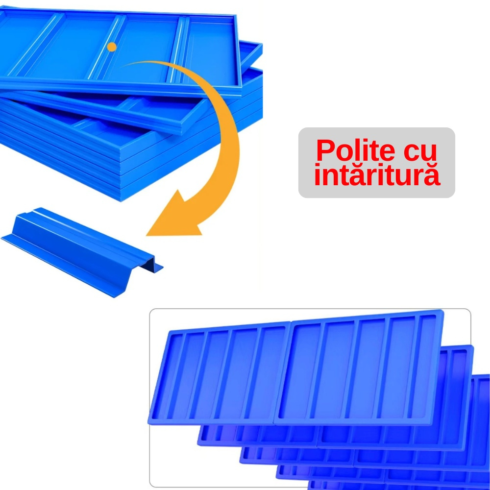 Raft Metalic Industrial 200cm × 60cm × 200cm [12]