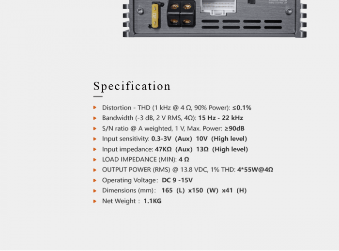 Amplificator MUSWAY M4+ DSP [5]